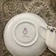 Duo of cup and saucer adderleys england bone china purple décor