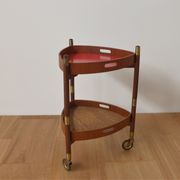 Serving trolley in Teak, Italy, 1950s