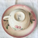 Two breakfast cups Longwy cherry design