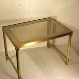 Brass and glass nesting tables