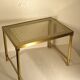 Brass and glass nesting tables