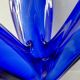 Murano blue glass vase, 70s