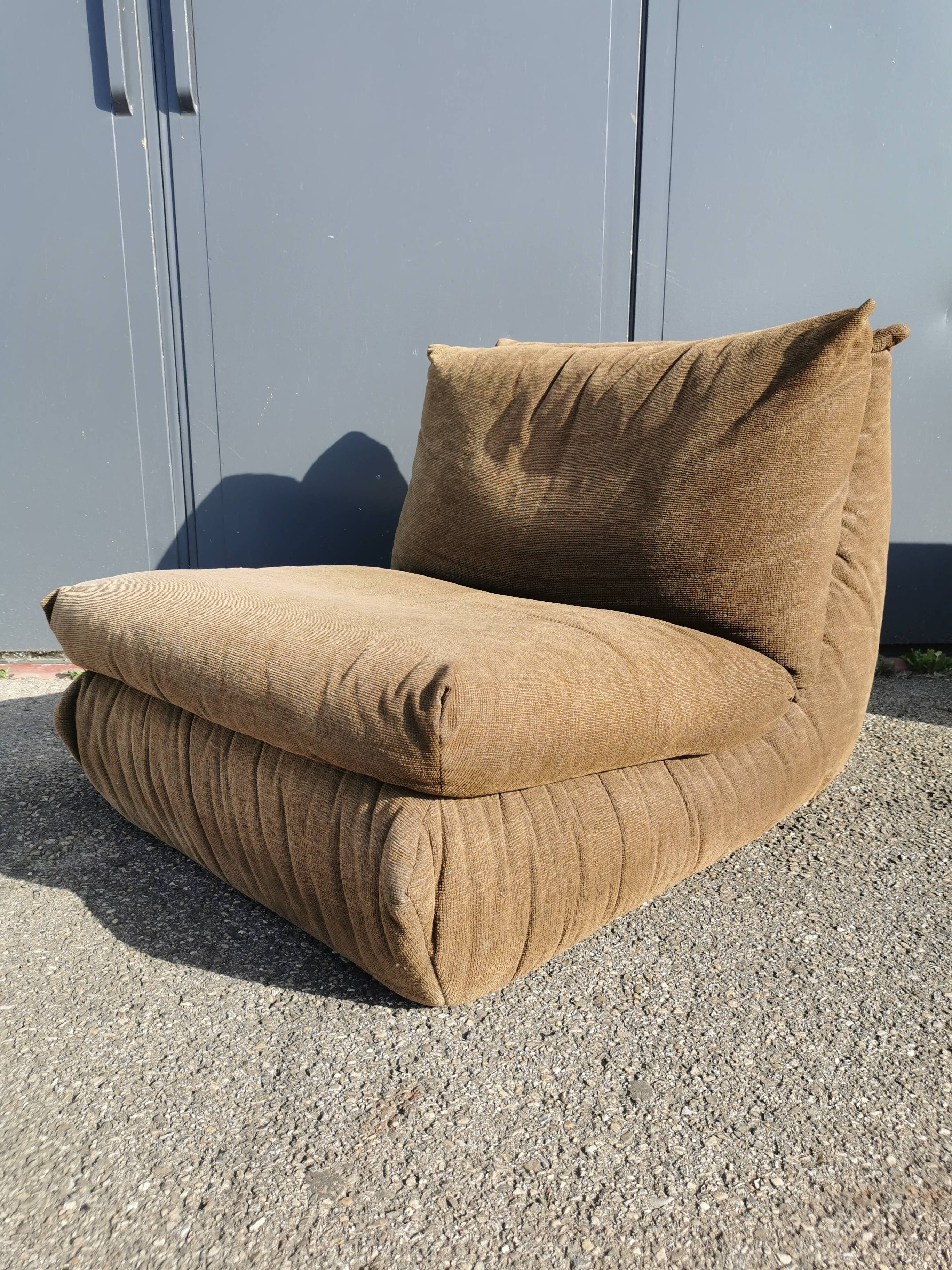 Paire de chauffeuse Cinna des années 70