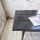 Tapiovaara dining table, black patina, 1950s.
