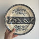 Old blue night ironstone plate for Vermont Frè shop.