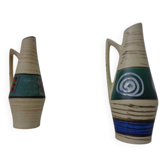 Ceramic vases by Heinz Siery for Scheurich, 1958, set of 2.