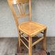 Old bistrot wood chair 70s