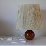 IMT Italy wood lamp with rope lampshade