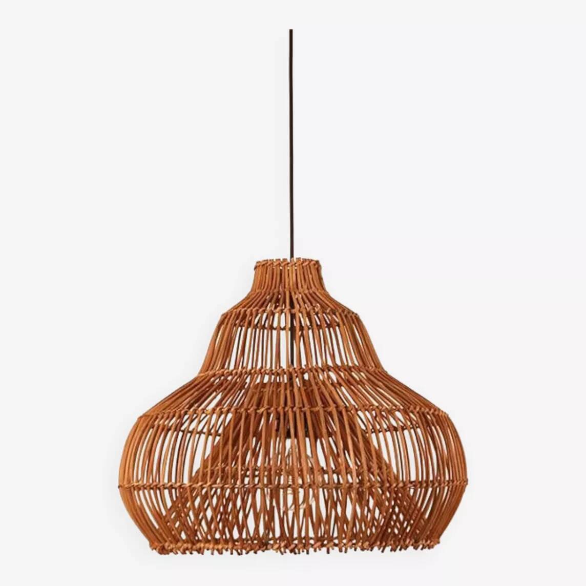 Rattan pendant light
