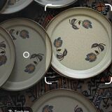 Saint-Amand Sologne enameled copper plates