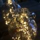 Cylinder transparent cylindrical demijohn of "one gallon"
