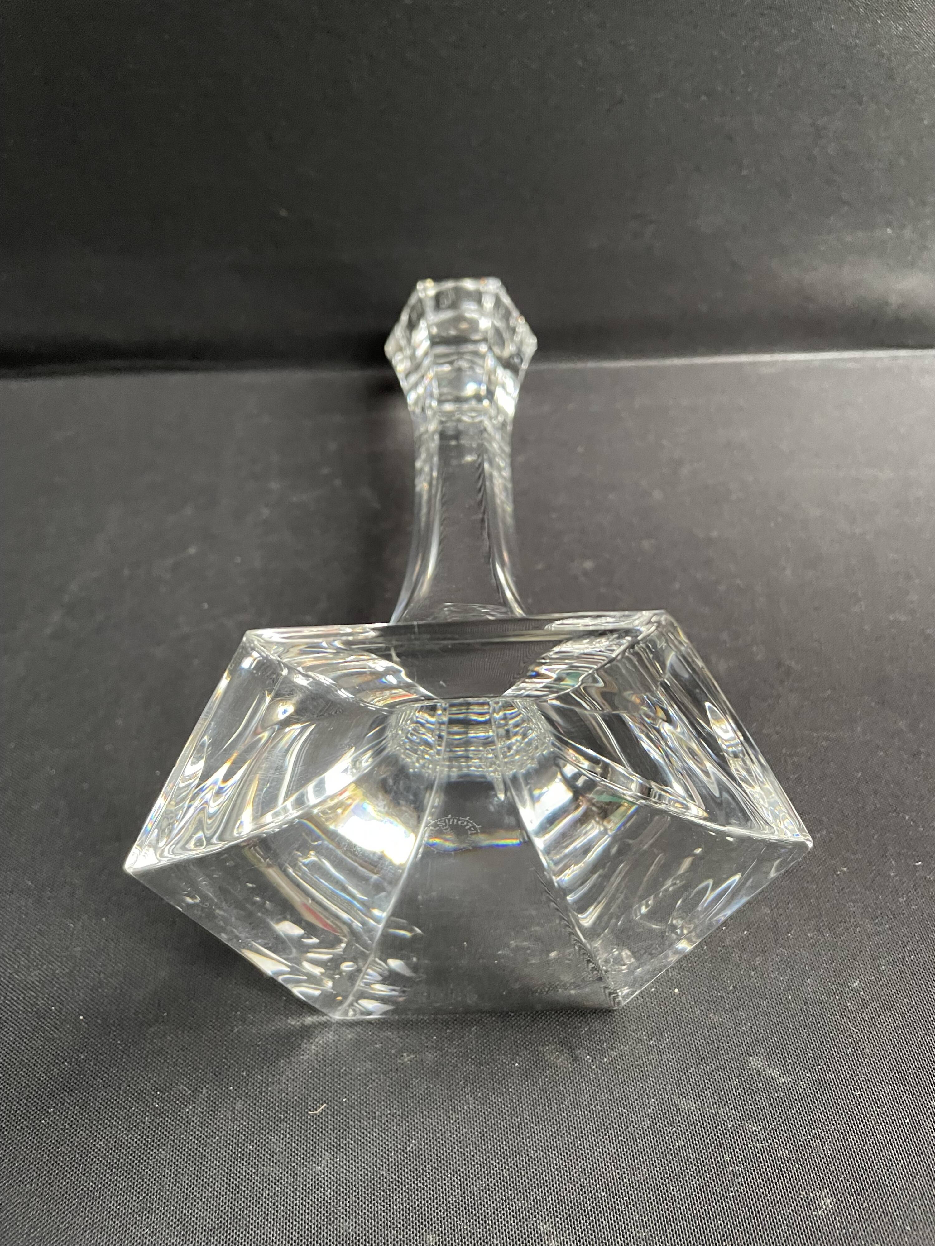 Pair of Saint Louis Vega candlesticks