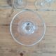 Service of 6 chiseled crystal water glasses