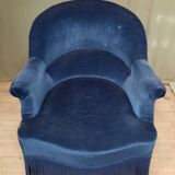 Blue toad armchair