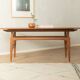 Convertible coffee table by Trioh in teak, Denmark
