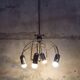 Lampe de plafond en acier par Francesco Fois pour Reggiani, Italie, 1960s