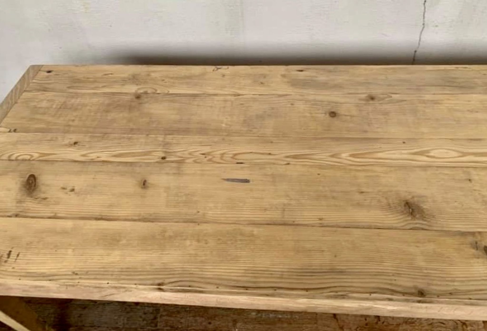 Farm table bistro bar light wood foot fuseau
