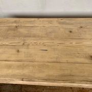 Farm table bistro bar light wood foot fuseau