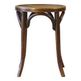 Baumann domestic stool No. 92 circa 1930, curved wood, bistro