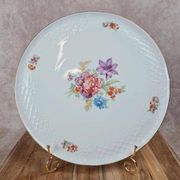 Grand plat à gâteau en porcelaine fine Schumann Germany 🇩🇪