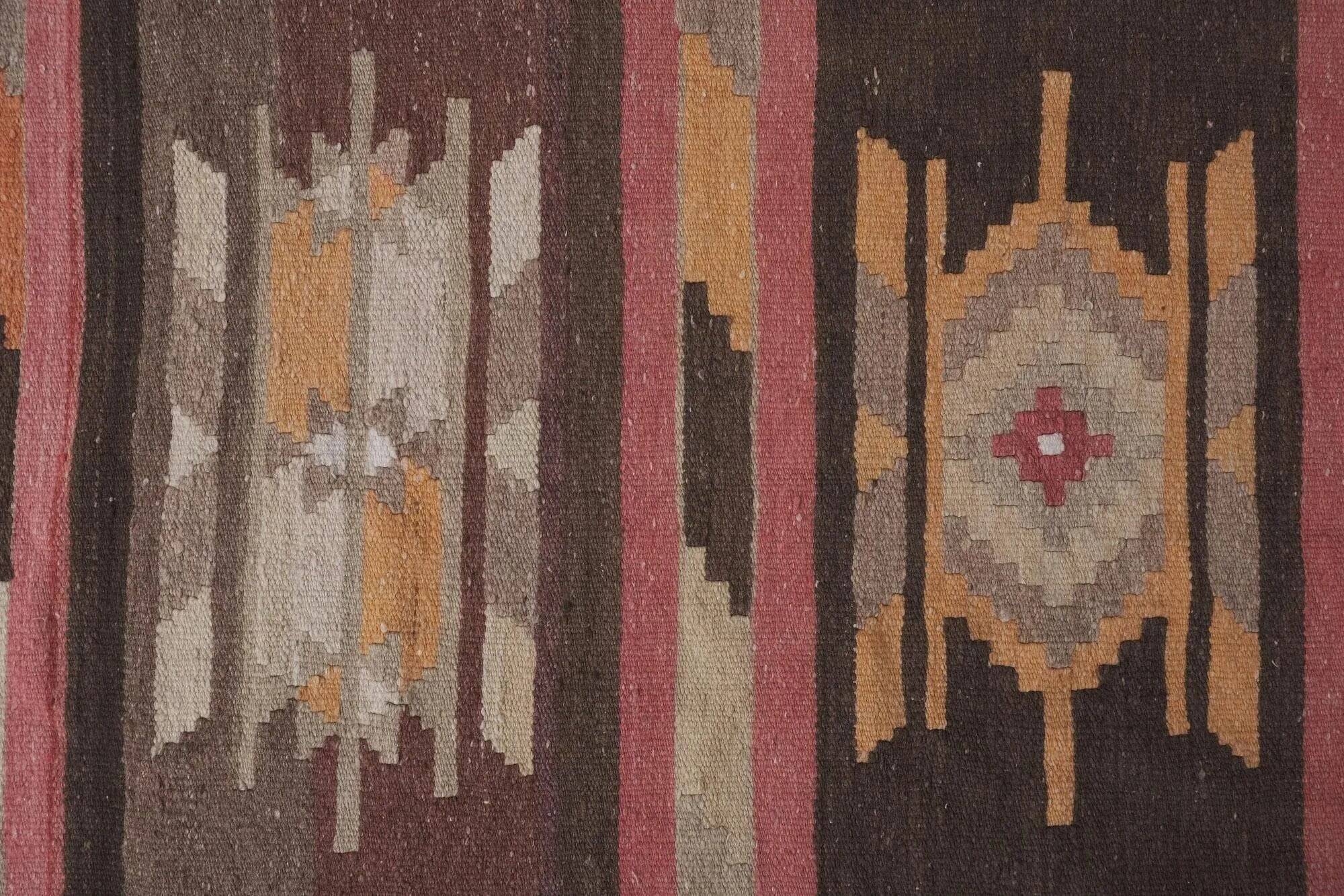 Vintage Turkish hallway rug 78x728 cm