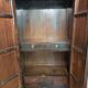 Brown lacquered Chinese wardrobe from Shandong.