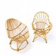 2 x Rohe Noordwolde rattan chairs / Dirk van Sliedregt / 1960s