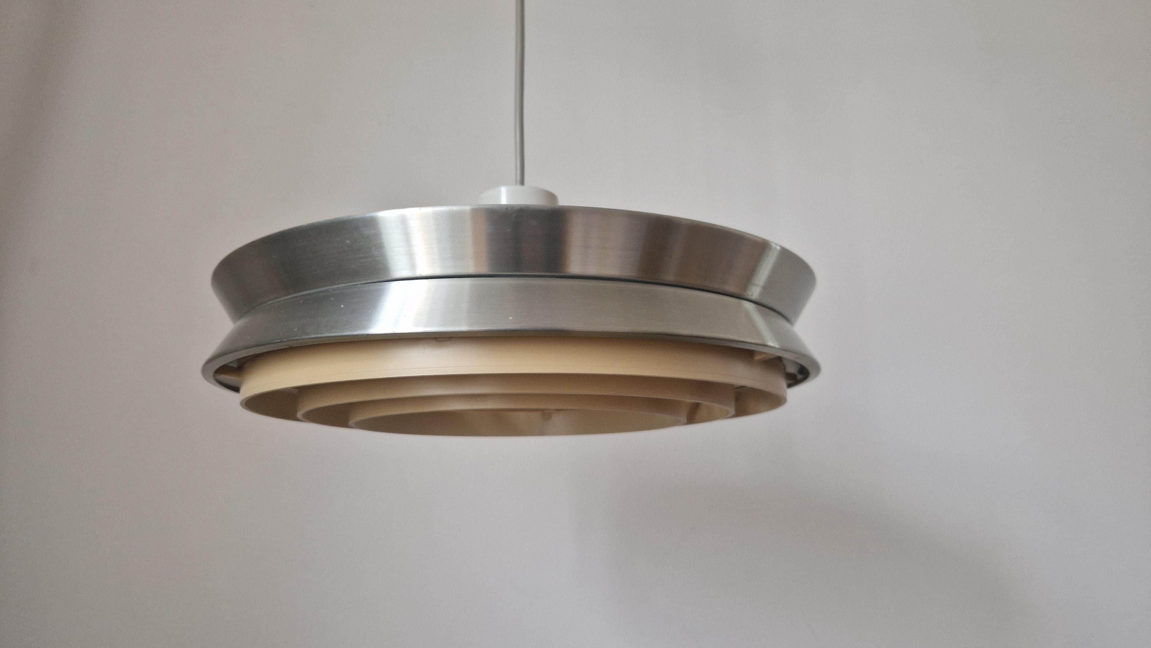 Midcentury Pendant UFO in style of Jo Hammerborg, Denmark, 1970s