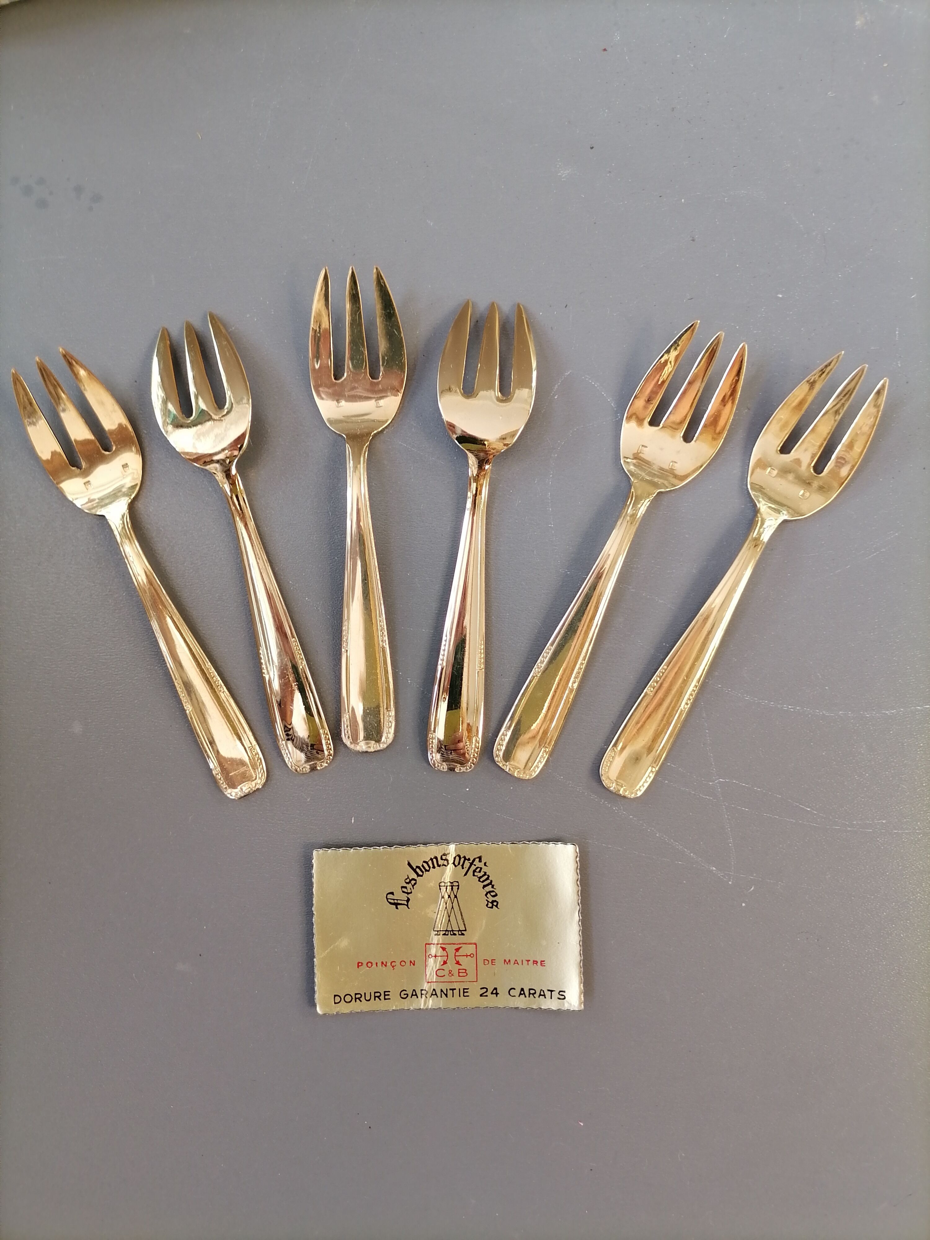 Box of 6 small cake spoon