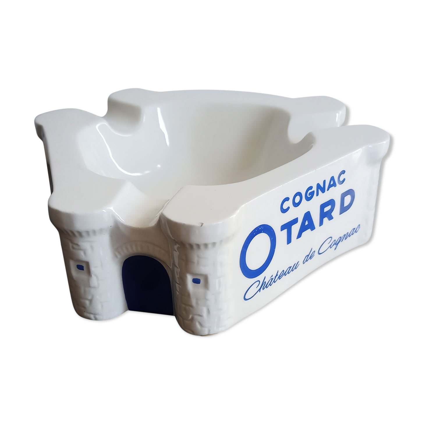Cognac Otard ceramic advertising counter ashtray
