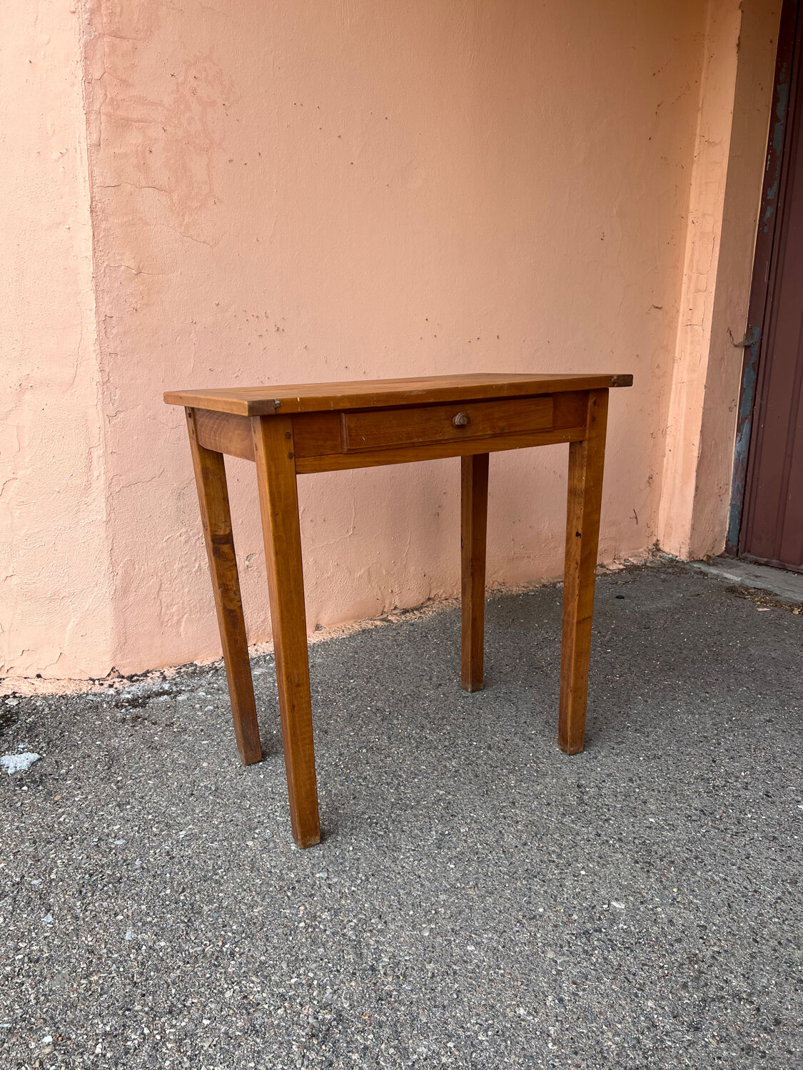 Small wooden table