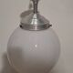 Suspension globe en opaline Art Déco