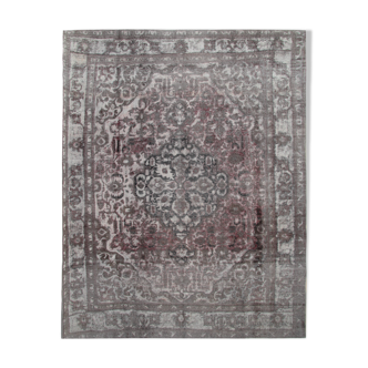 Persian overdyed carpet handwoven oriental wool living room  rug - 295x374cm