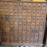 Furniture of trade 70 drawers in chene
