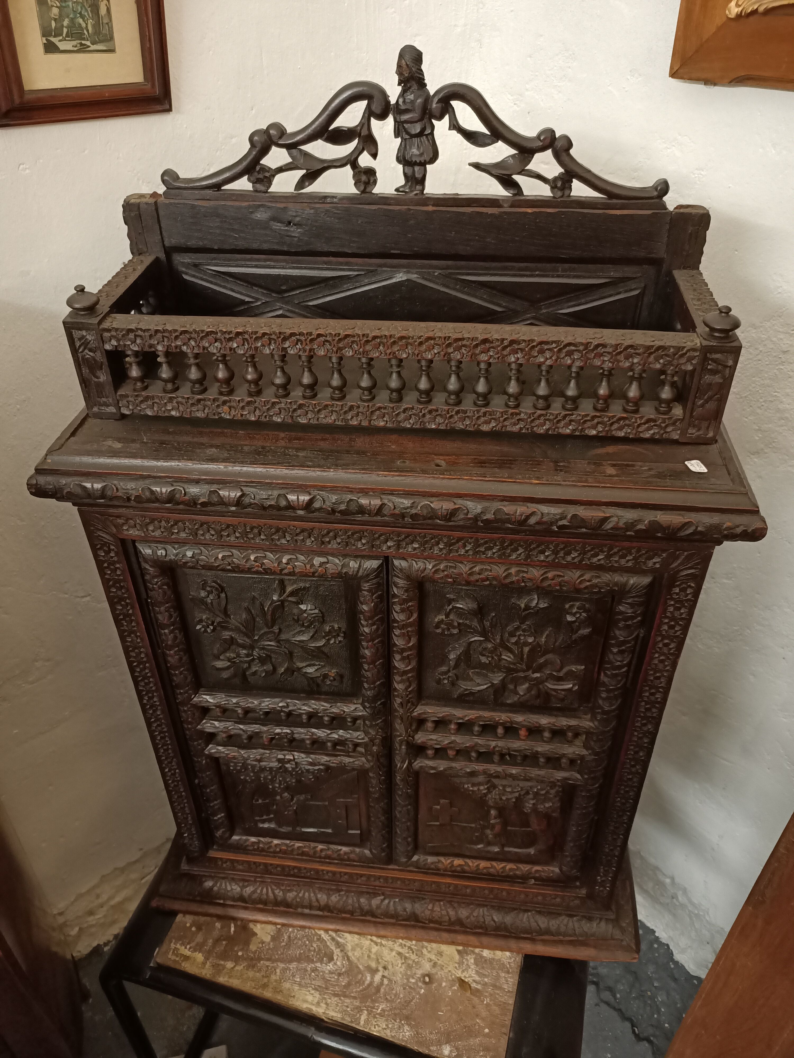 Carved piece of furniture