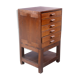Former antique Burmese teak workshop cabinet