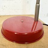 Red Industrial Gooseneck Table Lamp, 1960s