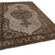 Hand-knotted carved anatolian 1980s 214 cm x 318 cm brown rug