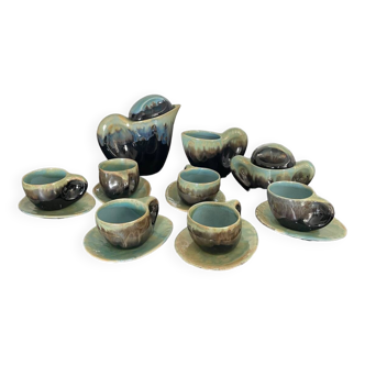 Vallauris ceramic coffee service from the 60s