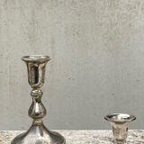 Two antique candle holders