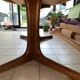 Baumann oval table with extensions