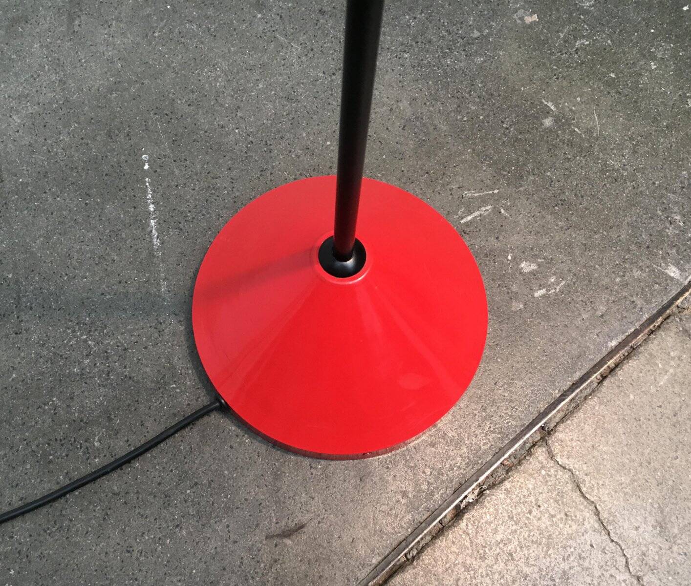 Vintage German postmodern floor lamp by Honsel.