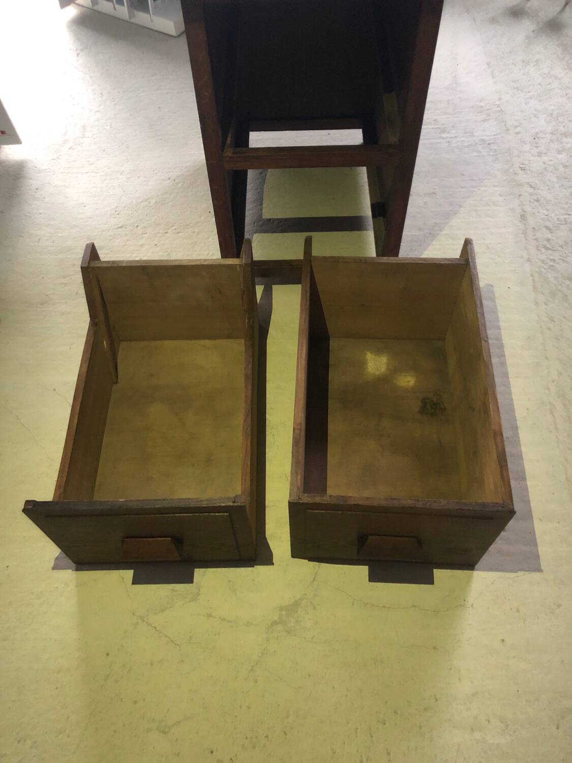 Restored old furniture / chest of drawers with 2 drawers