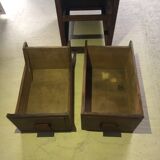 Meuble / commode ancien 2 tiroirs restauré