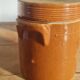 Pair of stoneware grease pots