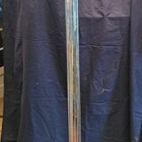 G. frattini pour relco lampadaire vintage chrome et tiges en verre