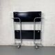 Desserte Bauhaus noir vintage pliante