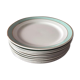Service "Régence" en demi-porcelaine de Lunéville assiettes et pièces de forme