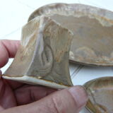 Sandstone smoker's necassary signed Denbac art nouveau