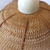 Wicker pendant shape vintage flower